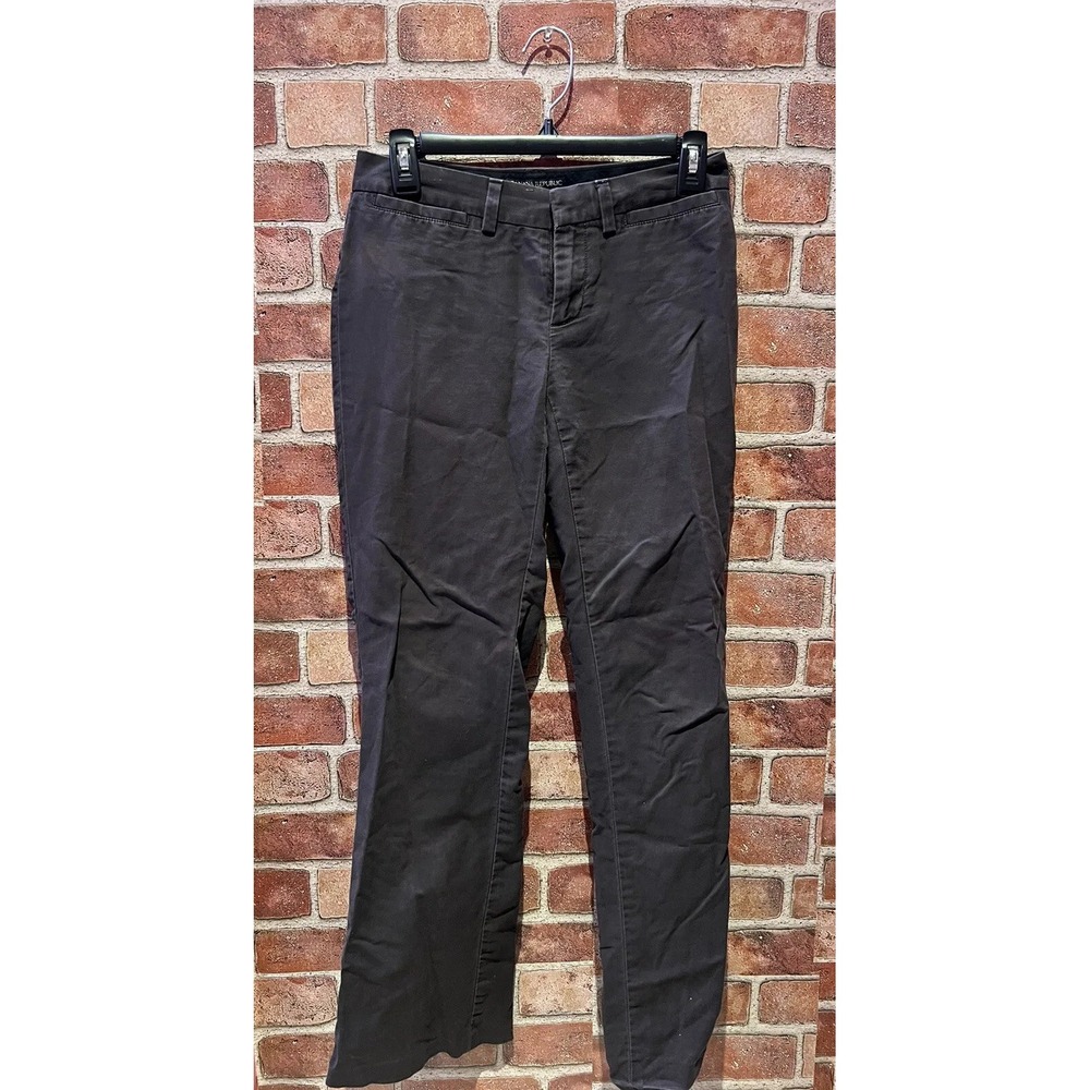 Banana Republic‎ Pants Women's Petites 2 Black Stretch Martin Fit Pants Size 0S